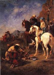 Eugene Fromentin Falcon Hunting in Algeria;The Quarry